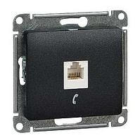 Механизм розетки телеф. RJ11 антрацит SchE GLS000781Т