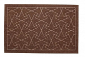 Коврик влаговпитывающий Авангард коричневый 45*75 см  