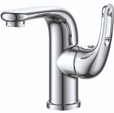 Смеситель для раковины DK 1372101 Однорычажный, хром