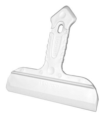 Шпатель DECOR 160мм двусторонний, резиновая ручка 308-1160