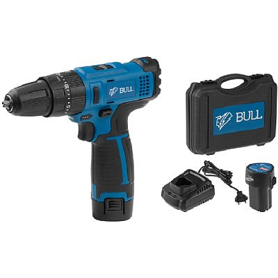 Аккумуляторная дрель-шуруповерт BULL SR1201 в чемодане