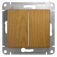 Механизм переключателя 2-клавиши  дуб SchE GSL000565