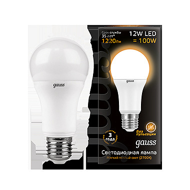 Лампа Gauss LED Globe EL 12W/3000 E27