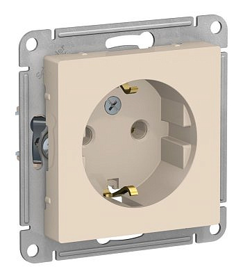 механизм выключателя 1кл.  СУ  бежев быстрозажимной ATN000211S