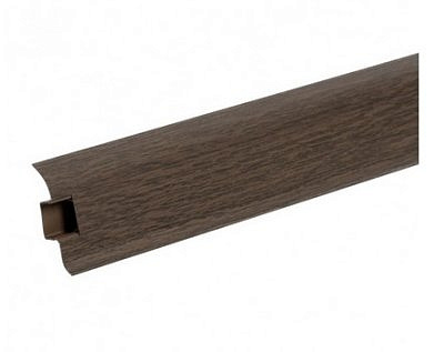 Плинтус напольный Каштан с мягким краем 2,2 м