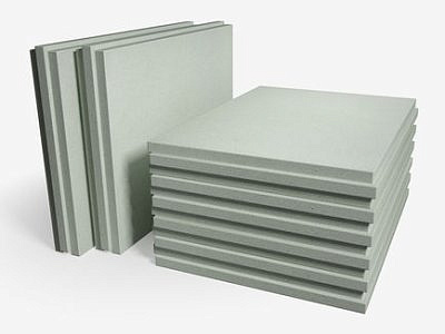 КНАУФ-гипсоплита гидрофобизированная (влагостойкая) 667х500х80