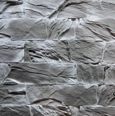 Каменный кирпич "Пепельный" 0,5м