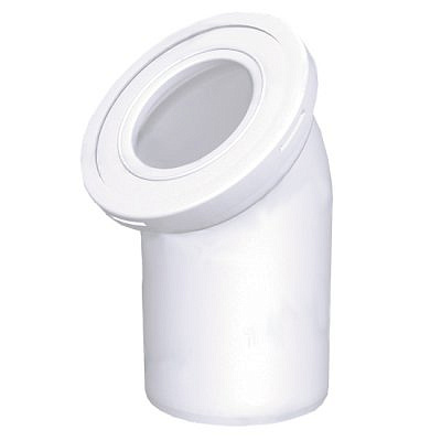 Отвод для унитаза 45 гр. (W4220)