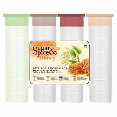 Набор для специй Sugar&Spice Honey 4шт. Микс SE112312998
