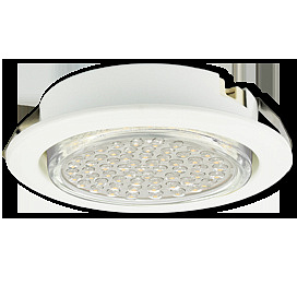 Светильник Ecola GX53-DL встраиваемый Белый 26*1033 (д/тв.пов. и мебел)