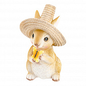 Кролик в шляпе полистоун