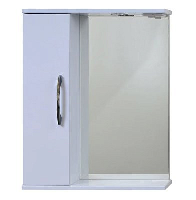 Зеркало-шкаф Рокард 60 левое с подсветкой EMMY 210060