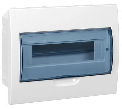 Бокс врезной ЩРВ-П  2/24  2ряд 24модуля  IP41 с шиной N 4х10мм-2шт и PE 8x10mm-2шт