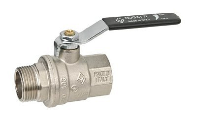 Кран шаровый 305 тип 1/2" нр/вр ручка