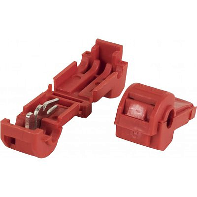 Зажим прокалывающий ответвительный ЗПО-1 сечение 1,5мм красный STEKKER LD502-15