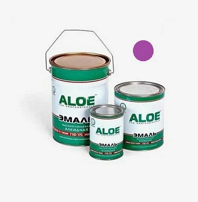 Эмаль ALOE ПФ-115 Сиреневый 0,8кг