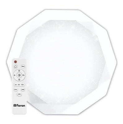 Светильник потолочный светодиодный Feron управляемый светильник накладной 5200 AL 36w 3000k-6000k IP20 29635