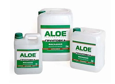Грунт акриловый фасадный 10л ALOE