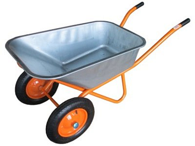 Тачка строительная Bohrer TBH-2 двухколесная 110л/230кг