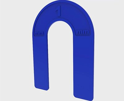 Подкова многоразовая DECOR 1,0мм 100шт  444-0010