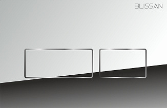 Клавиша смыва универсальная BL-4111-CH хром (BLISSAN)