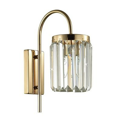 Бра 4987/1W CLASSIC ODL22 491 золото,хрусталь  Е14 1*40W VASSA