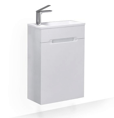 Тумба Raval Modul 50 подвесная белая без умывальника Mol.01.50/P/W/JR