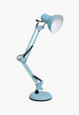 Светильник настольный на основании+струбцина MT2001 A/C 60Вт, голубая глазурь
