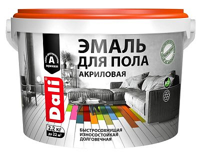 Эмаль DALI для пола акриловая Бежевая 2,2л 275022