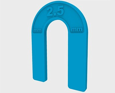 Подкова многоразовая DECOR 2,5мм 100шт  444-0025