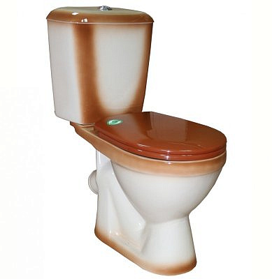 Компакт Rosa Лира коричневый декор с сиденьем