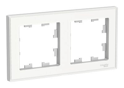 Рамка 2 поста Schneider Electric ATLASDESIGN, прозрачный ATN200102