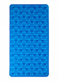 Коврик AQUA-PRIMA Соты 67*37см синий