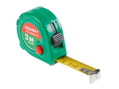 Рулетка 3м/19мм ВОЛАТ