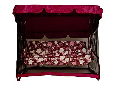 Качели садовые "Ольвия 2" КС-02 бордовые