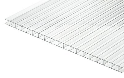 Поликарбонат Прозрачный  6 мм (6м) Соталюкс 0,77 кг/м2