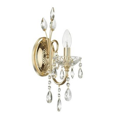 Бра 4977/1W HALL ODL23 435 золотой/хрусталь  Е14 40W VERSIA