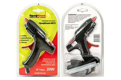 Пистолет клеевой 20W ПрофКлей-8873 стержни 7-8мм