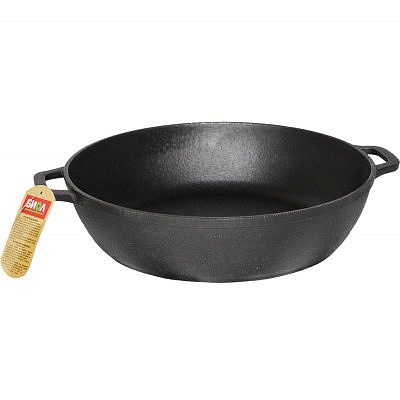 Жаровня чугунная 280 с 2-мя ручками без крышки БИОЛ