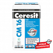 Клей для плитки эластичный Ceresit CM-16 25кг