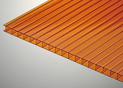 Поликарбонат Янтарный 8мм (6м) EuroTek