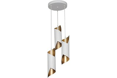 Светильник подвесной ЭЛЕТЕХ Маэстро 231 белый золото 01 3х60 138 Е27 