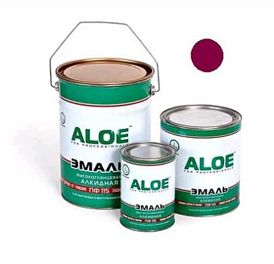 Эмаль ALOE ПФ-115 Фиолетовый 2,7кг