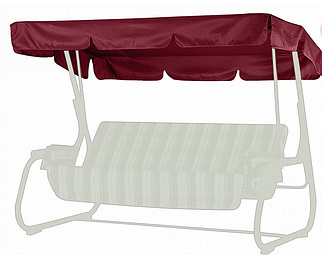 Тент к качелям "Родео, Родео-2, Новара, Женева" (2,10х1,45) бордо