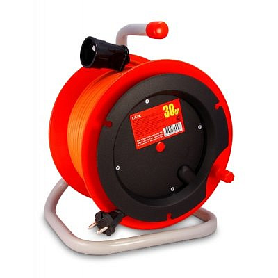 Удлиннитель силовой на катушке К1-О-30 ПВС 2*0,75 30м