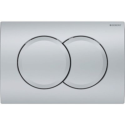 Клавиша смыва GEBERIT Delta 01 115.107.46.1 матовый хром
