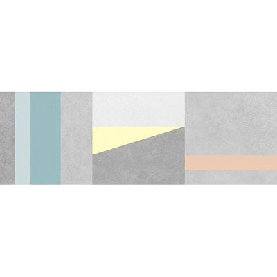 Плитка керамическая Laparet Cement 25х75 серый узор