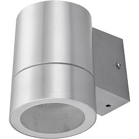 Светильник Ecola накладной 1*GX53 8003А прозрачный Цилиндр металл. сатин/хром 114х140х90