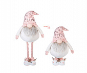 Сувенир-фигура интерьерная в виде гнома, 30x15x60/92см, полиэстер, арт.26 СНОУ БУМ 140-026