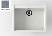 Мойка для кухни GranAlliance G-21 560х500мм цвет темно-серый /GranAlliance/